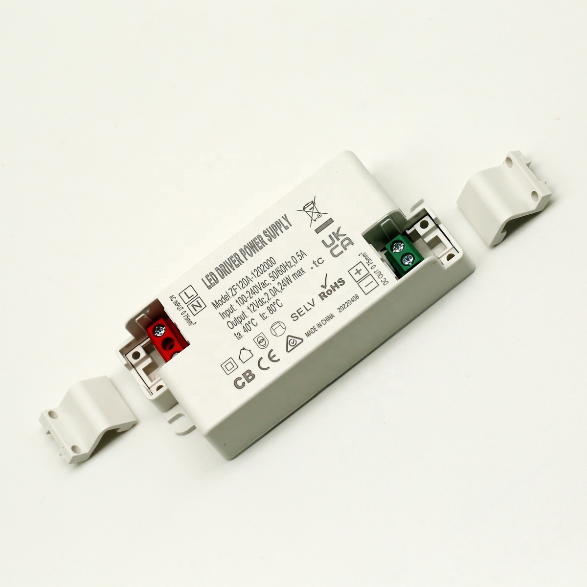 Led driver 12V 2A 24W Power supply with CE SAA UKCA Approved for Led Ceiling Light LED Light Strip Light