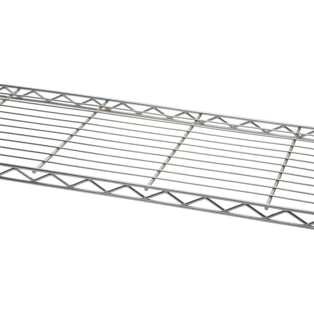 805lbs Loading Weight Per Steel Shelf 5 Tiers NSF Metro Office Industrial Storage Racking Wire Metal Shelving in Chrome Finish