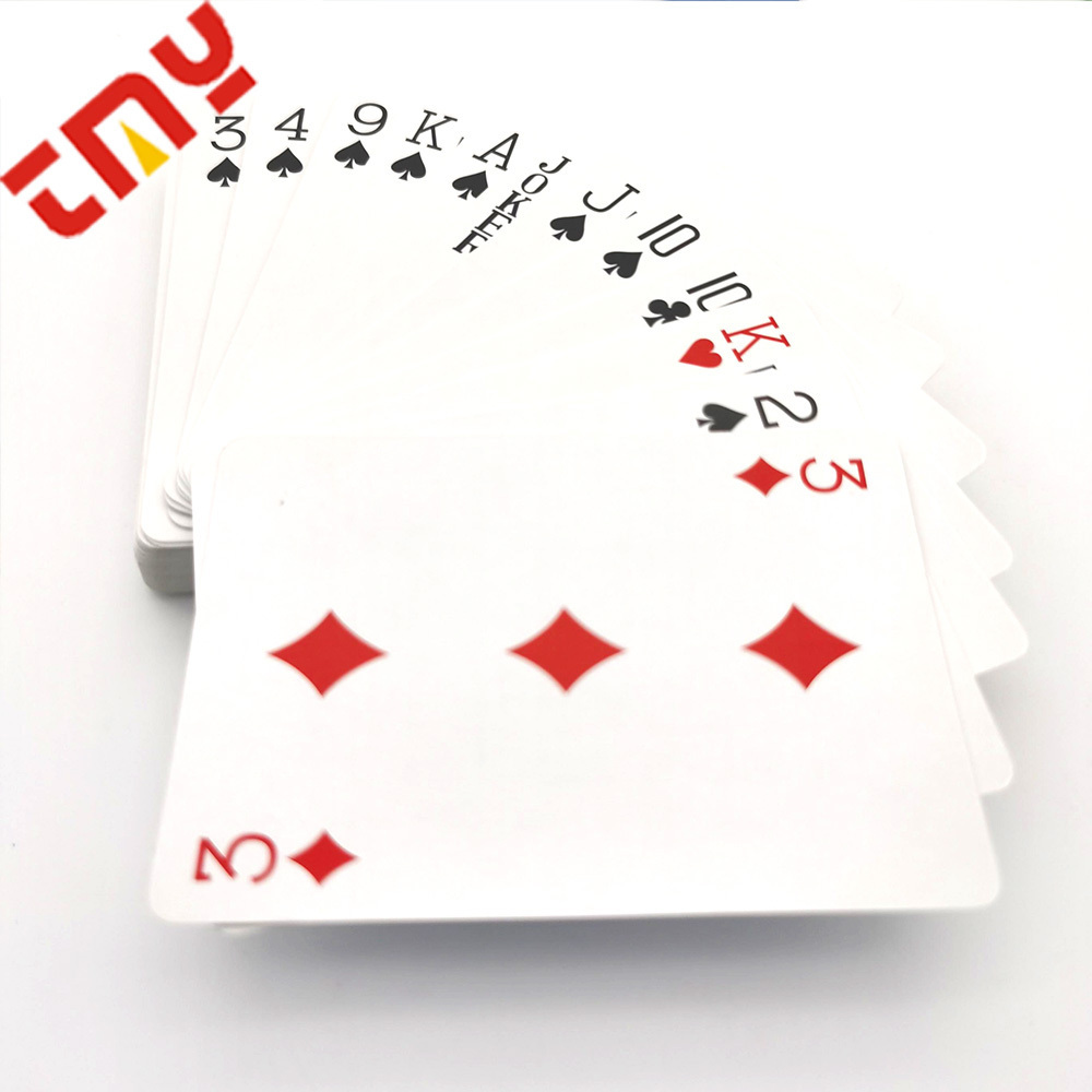 Low Moq Sublimation Playing Cards Blanks Manufacturer, Customized Waterproof Pvc Playing Cards Pokers Printing  Sale