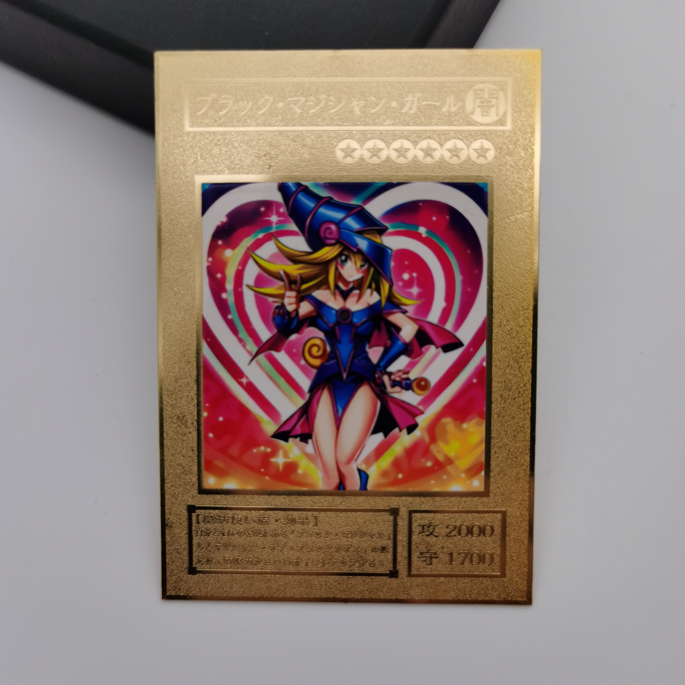 New Edition Wholesale Customized Anime Cartoon Gold Stainless Steel Metal Playing Card