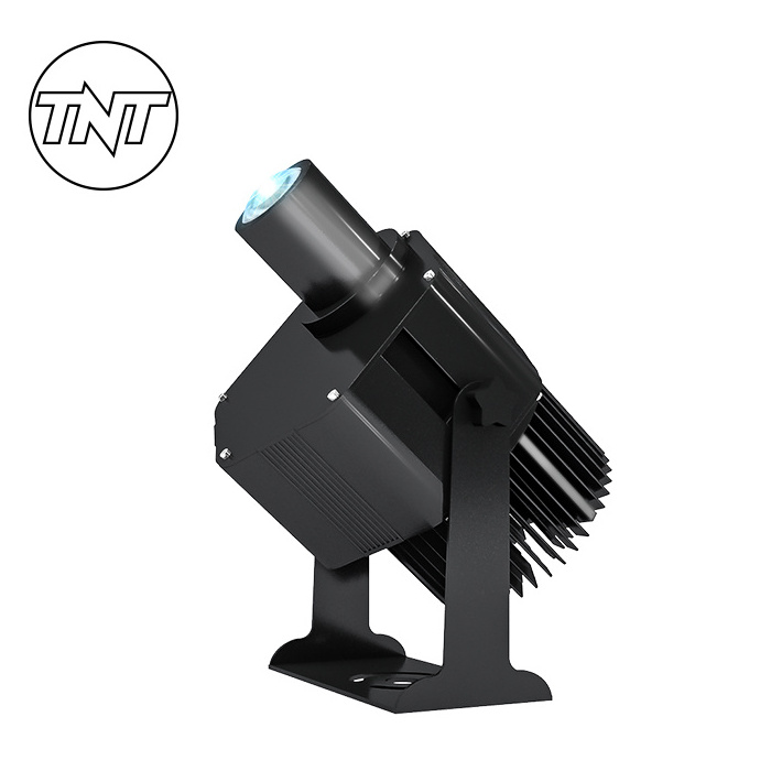 TNT Costom Logo Gobo Projector IP66 Waterproof For Store Sign Rotate Led Laser HD Image 40W Logo Lights