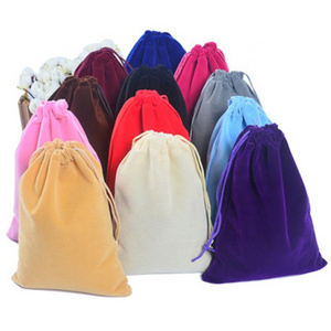 13x18cm Velvet Bags For Jewellery Pouches Toys Cosmetic Clothes Packaging Wedding Things Party Bead Container Storage