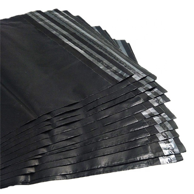 Black Large Packing Bag Poly Mailers Plastic PE Material Mailing Envelop Bags Courier Mailing Bags