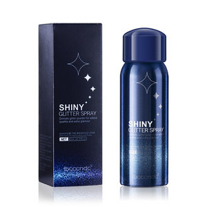 Party Star Spray Body Hair Clothes Shiny Glitter Spray Long-lasting Waterproof and Sweatproof Nightclub Spray Striking