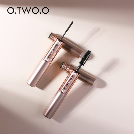 O.TWO.O Double Head Mascara Natural Bushy Lengthen Black Lash Eyelash Fiber Mascara Waterproof Long-wearing Eye Beauty Makeup