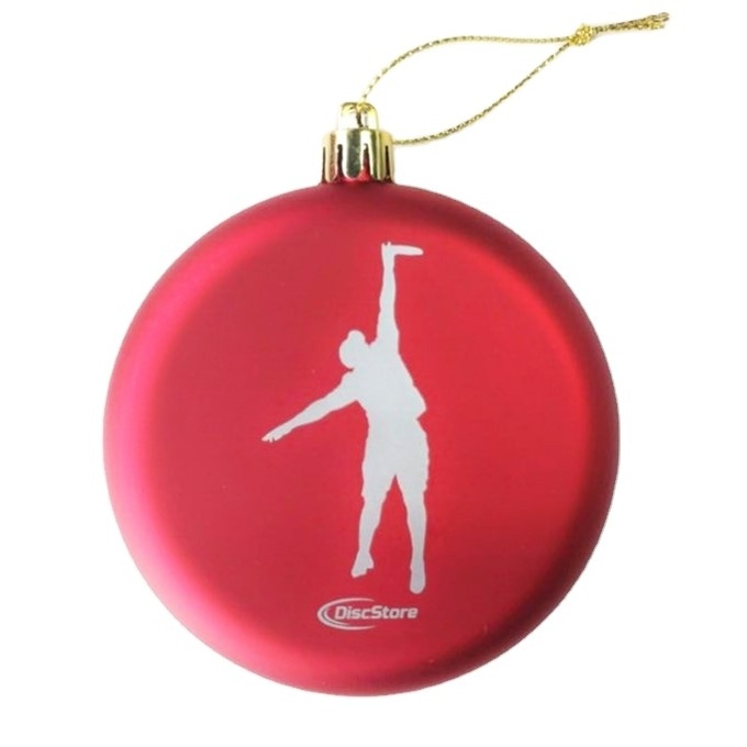 Personalized Shatterproof Plastic Christmas Flat Ball ornaments For Christmas Decoration