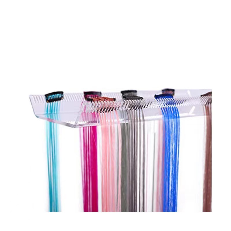 Wholesale Hair Extension Display Stand Acrylic Hair Hair Extension Holder Rack