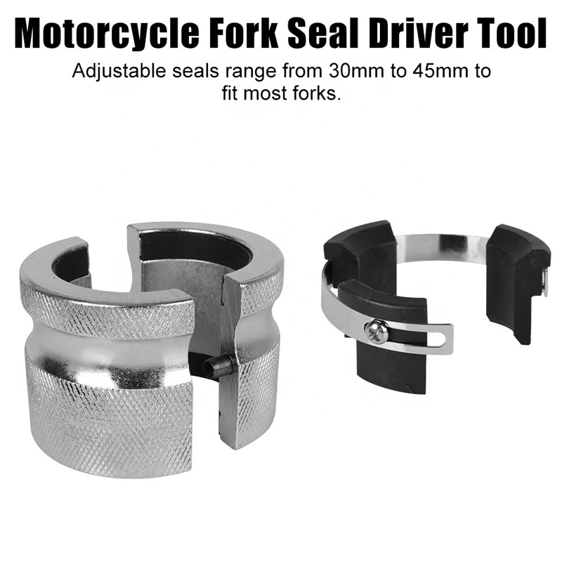 30-45mm Wrench Spanner Motorcycle Fork Seal Driver Oil Seals Install Tools Carbon Steel Removal Motorbike Accessories Universal