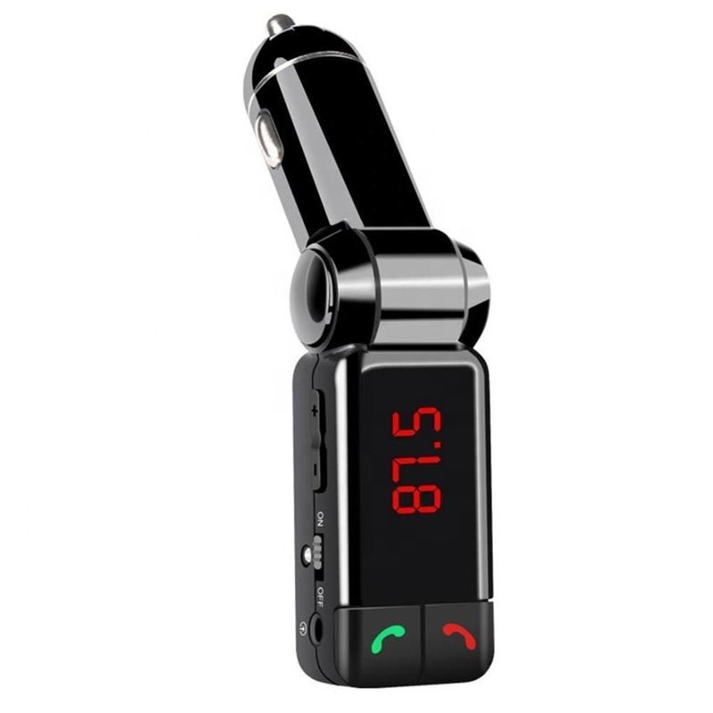 FM Modulator Car MP3 Player Handsfree Wireless Blueoth Kit Fm Transmitter Led Car Mp3 Player USB Charger Car Accessories Switch