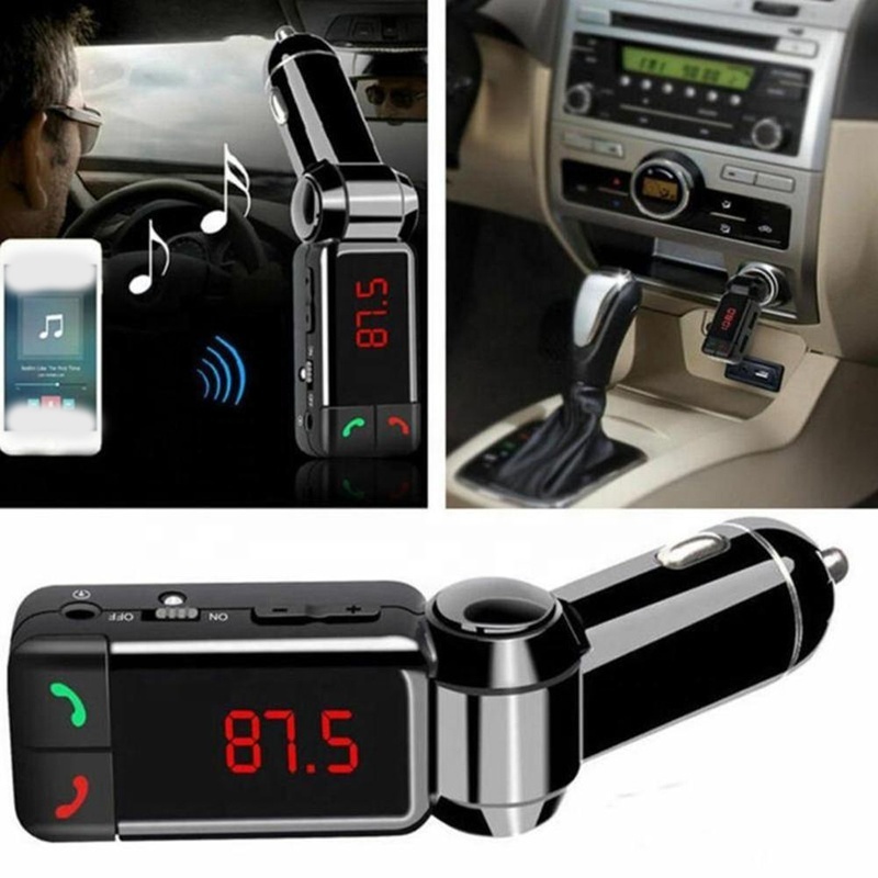 FM Modulator Car MP3 Player Handsfree Wireless Blueoth Kit Fm Transmitter Led Car Mp3 Player USB Charger Car Accessories Switch