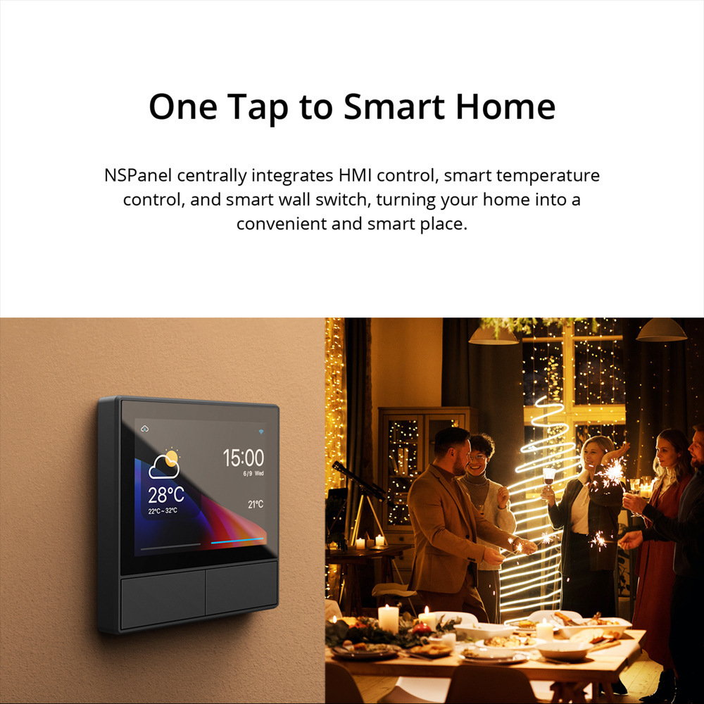 Sonoff NSPanel WiFi Smart Scene Switch Thermostat Temperature All In One Touch screen control