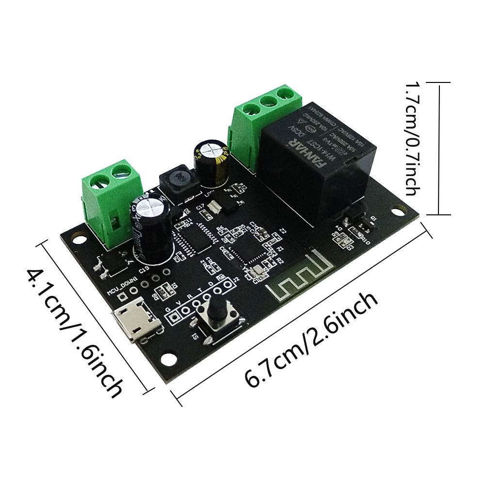 Tuya Zigbee Smart Wifi Remote Switch DC 5V 12v 24v 32v Inching/Self-Locking Wireless Relay Module Smart Home Automation