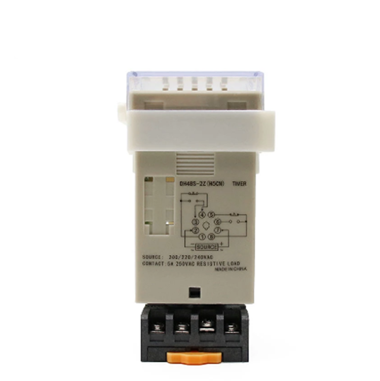 DH48S-2Z DH48S 0.01s-99H99M 110V 220V 12V 24V Digital Programmable Time Relay Switch Timer On Delay 8 Pins SPDT 2 Group Contacts