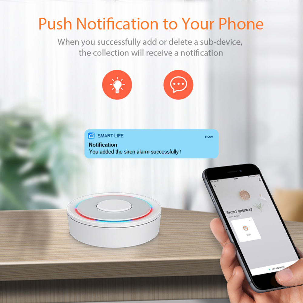 New Smart Hub Zigbee BLE Sig Mesh Wifi Hub iot Wifi Zigbee Smart Gateway Support Wireless & Wire