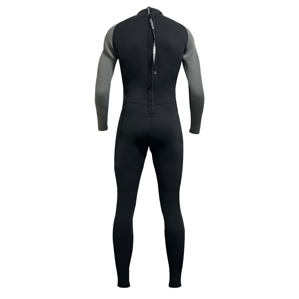 OEM High Quality Wetsuits Long Sleeve Back Zipper Neoprene Freediving Snorkeling Diving Surfing Suit 3mm Men Wetsuit