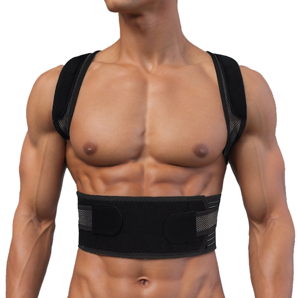 Adjustable Men Women Posture Corrector Support Upper Lower Lumbar Scoliosis Back Brace