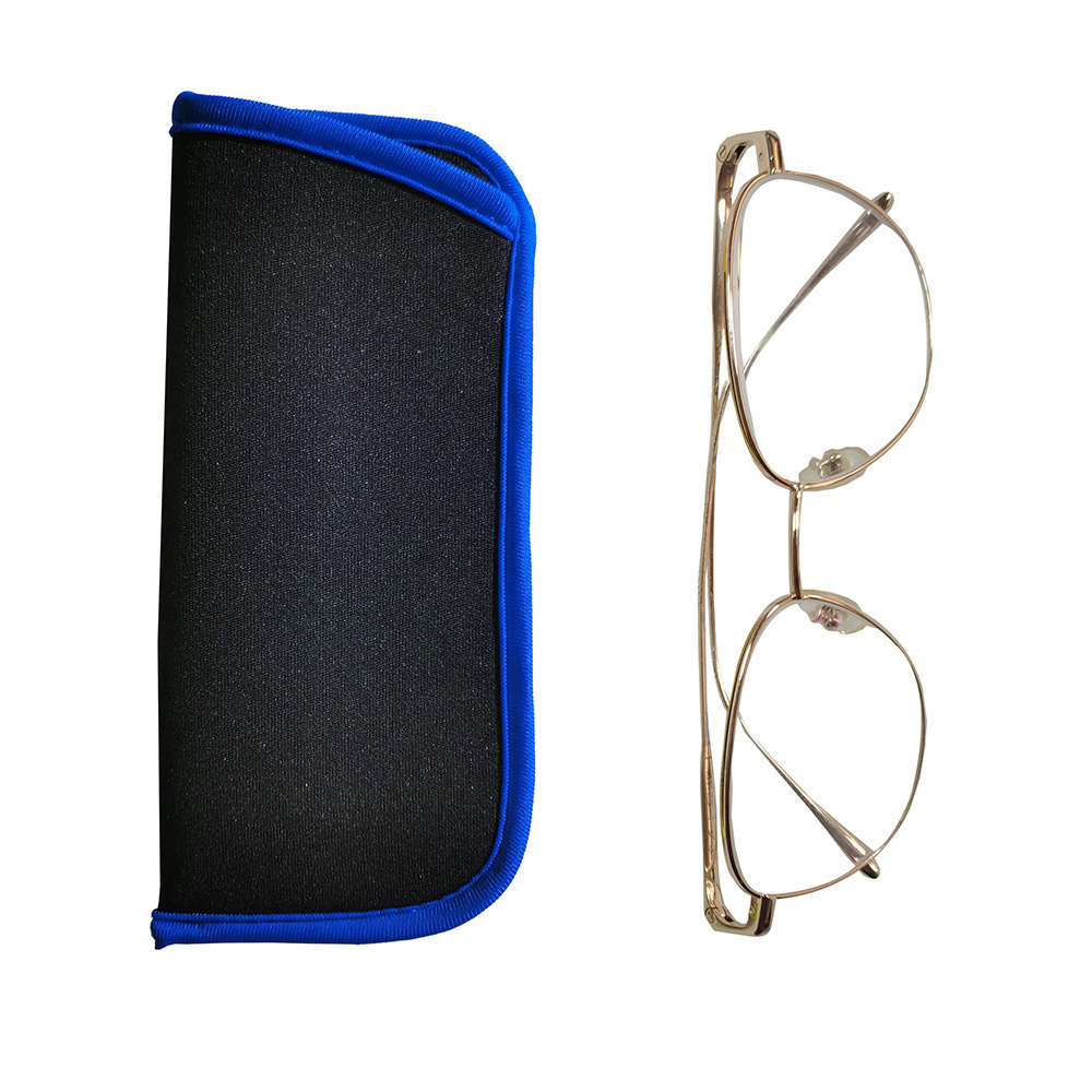 Neoprene Glasses Pouch Slim Soft Eyeglasses Bag Spectacles Sleeve Portable Cloth Eyewear Case Sunglasses Case