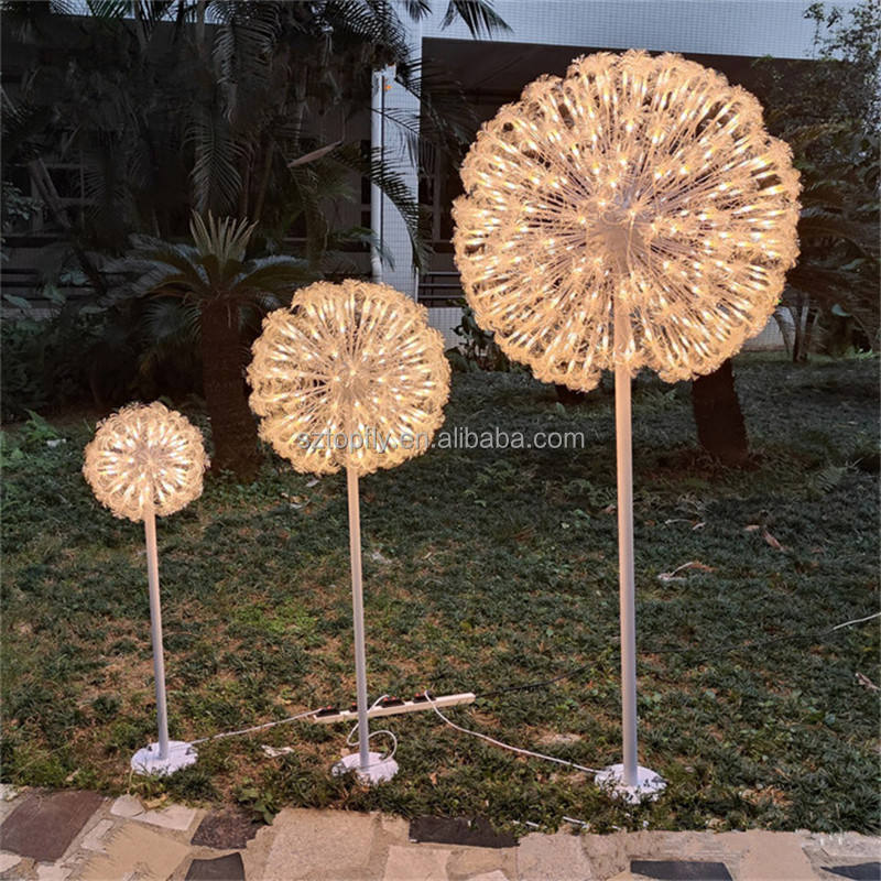 New special design dandelion luxury excellent outdoor decoration laser light