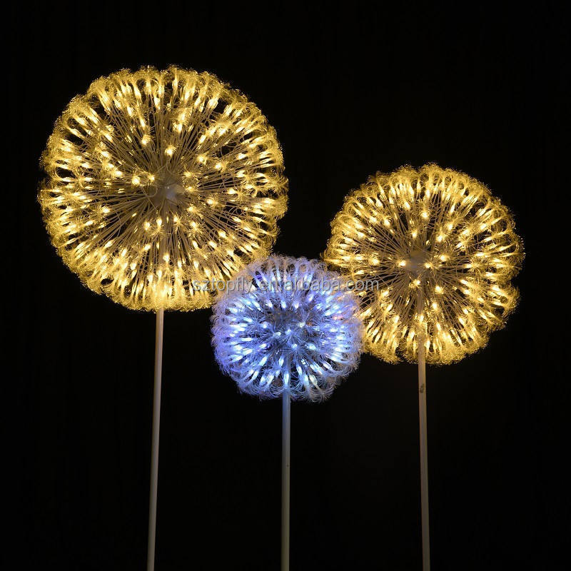 New special design dandelion luxury excellent outdoor decoration laser light