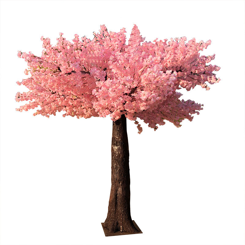 Pink Artificial Cherry Blossom Tree Customized Size Cherry Blossom Sakura Large Outdoor Indoor Decoration Wedding Centerpieces