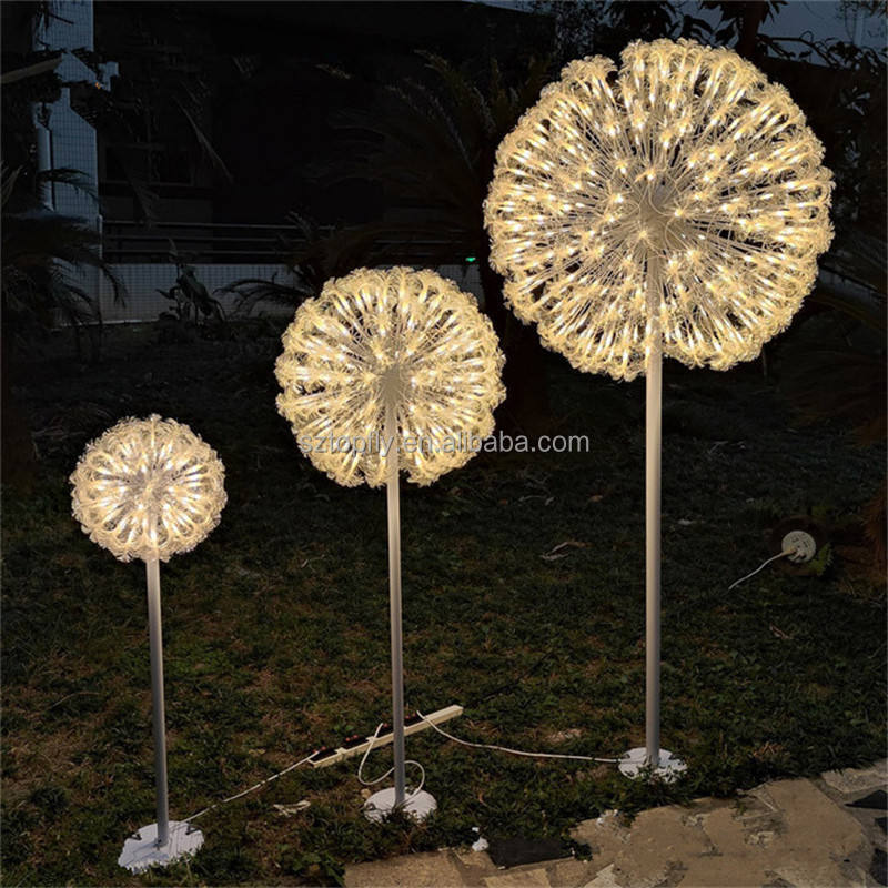 New special design dandelion luxury excellent outdoor decoration laser light