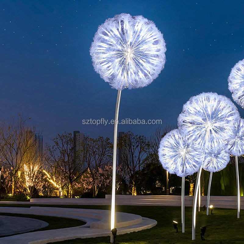 New special design dandelion luxury excellent outdoor decoration laser light