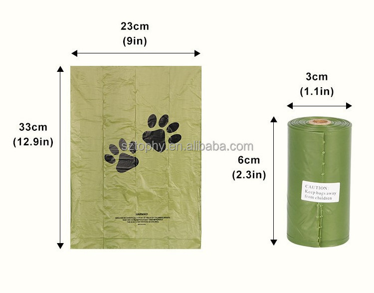 Pet Supplies Lavender Scented Dog Waste Bags for All Dogs, Leak Proof and Strong Dog Poop Bags with Dispenser Clips