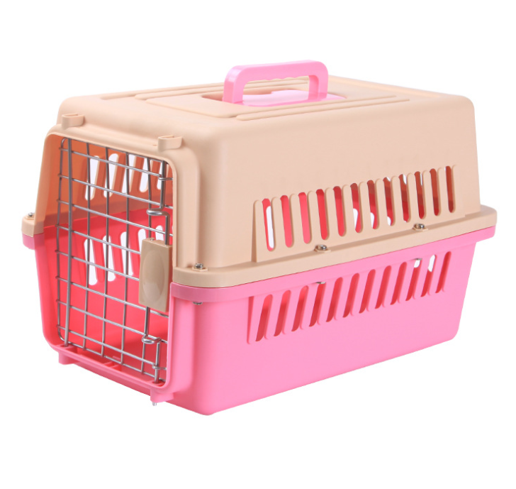 Durable travel dog cage kennel pet carrier airline approved carrier pet dog air crate.