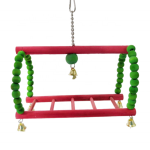 Wooden Hen Swing Christmas Stand Perch Swing toys for Chickens Bird Parrot Used in the Coop