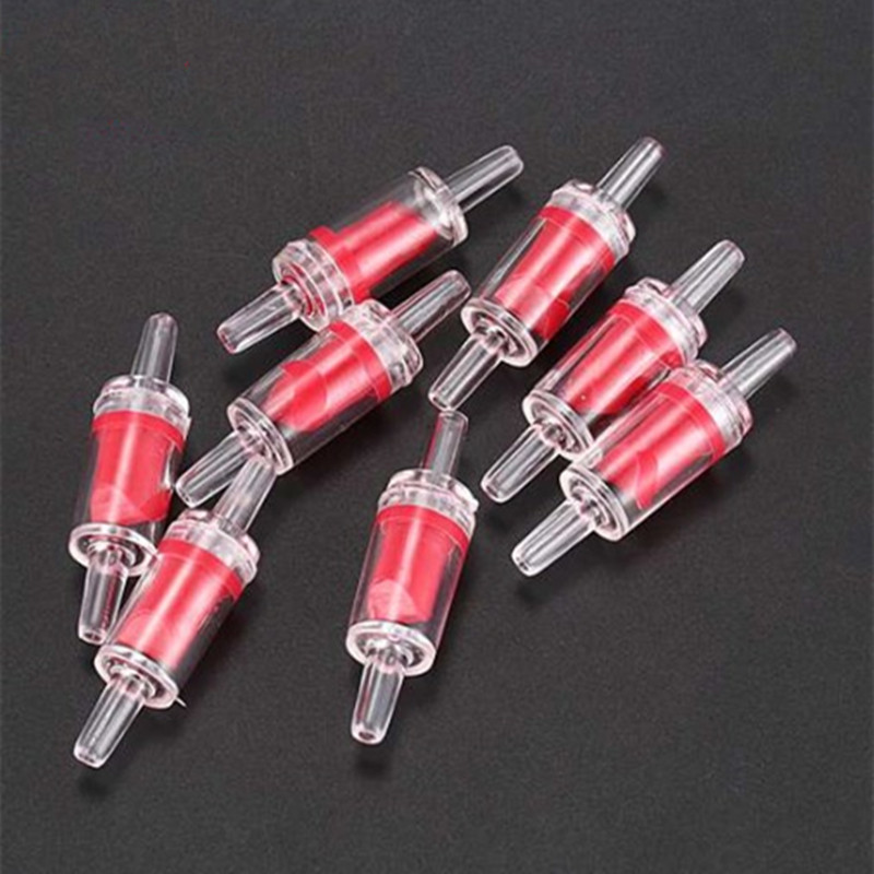 Aquarium Air Pump Check Valves Plastic One Way Non-Return Check Valve for Fish Tank