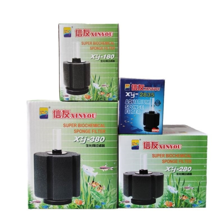 Fish Tank Aquarium Efficient Sponge Filter Aquarium Mini Cylinder Soft Biochemical Sponge Filter.