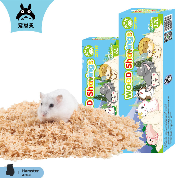 Hamster small animal aspen paper pet bedding poplar dust-free sawdust absorbs water deodorize wood shaving for hamster.