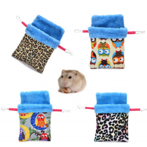 Pet Guinea Pig Sack Hamster Nest Waterproof Windproof Small Pet Hedgehog Squirrel Hamster Plush Bed Guinea Pig Sleeping Bag