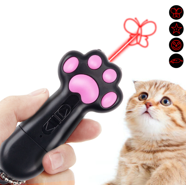 Rechargeable USB 3 In 1 Pet Cat Laser Pointers Cat Laser cat laser toy automatic With Flashlight UV Light