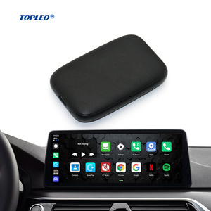 Topleo tv stick carplay wireless adapter plug and play chip RK3326 streaming carplay wireless adapter android box carplay auto