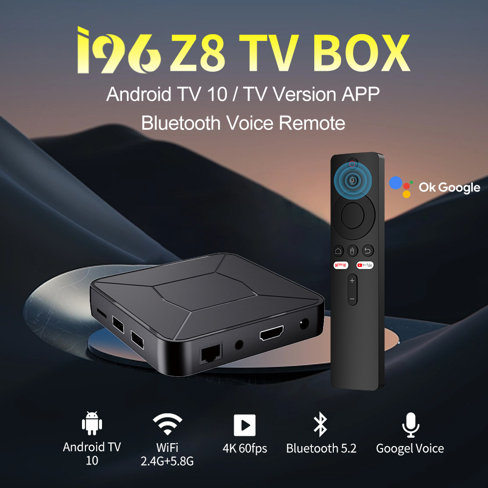 Topleo Android TV Box Streaming Android 10 ATV certificado smart android tv box