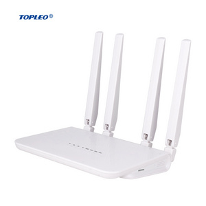 Topleo 1200Mbps Router Dual SIM 4g lte Bonding wifi router board cheap portable wifi 4g router