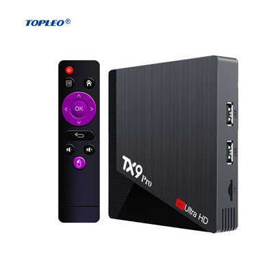 Topleo android tv box TX9 pro Allwinner H313 Android 10.0 Set Top Box Smart tx9 pro 6k box android tv