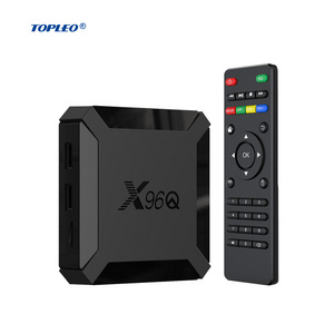 Hot sale Topleo X96Q 2.4G wifi 2GB RAM 16GB ROM Allwinner H313 4K super new smart android tv box