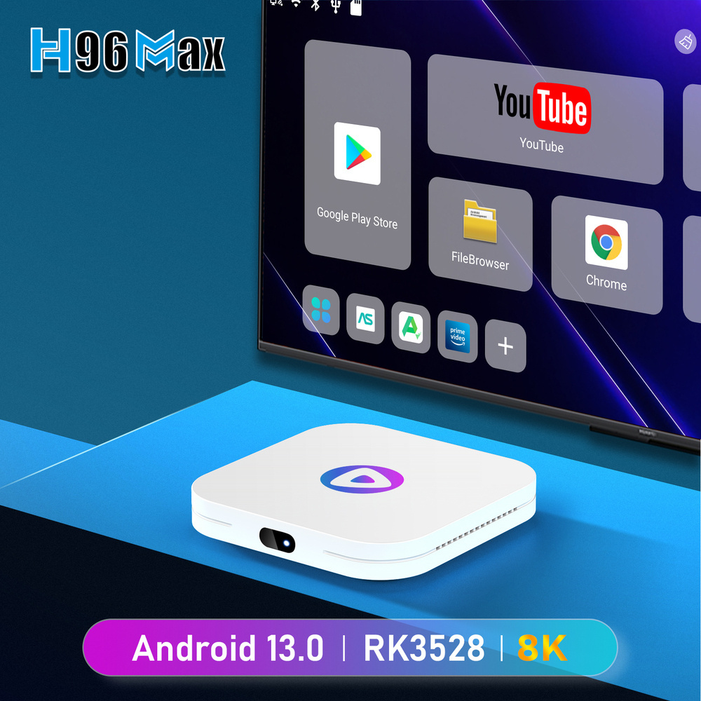 Topleo smart tv box Media Player H96 MAX M1 Set Top Box Smart 8K h96 max rk3528 android 13 tv box