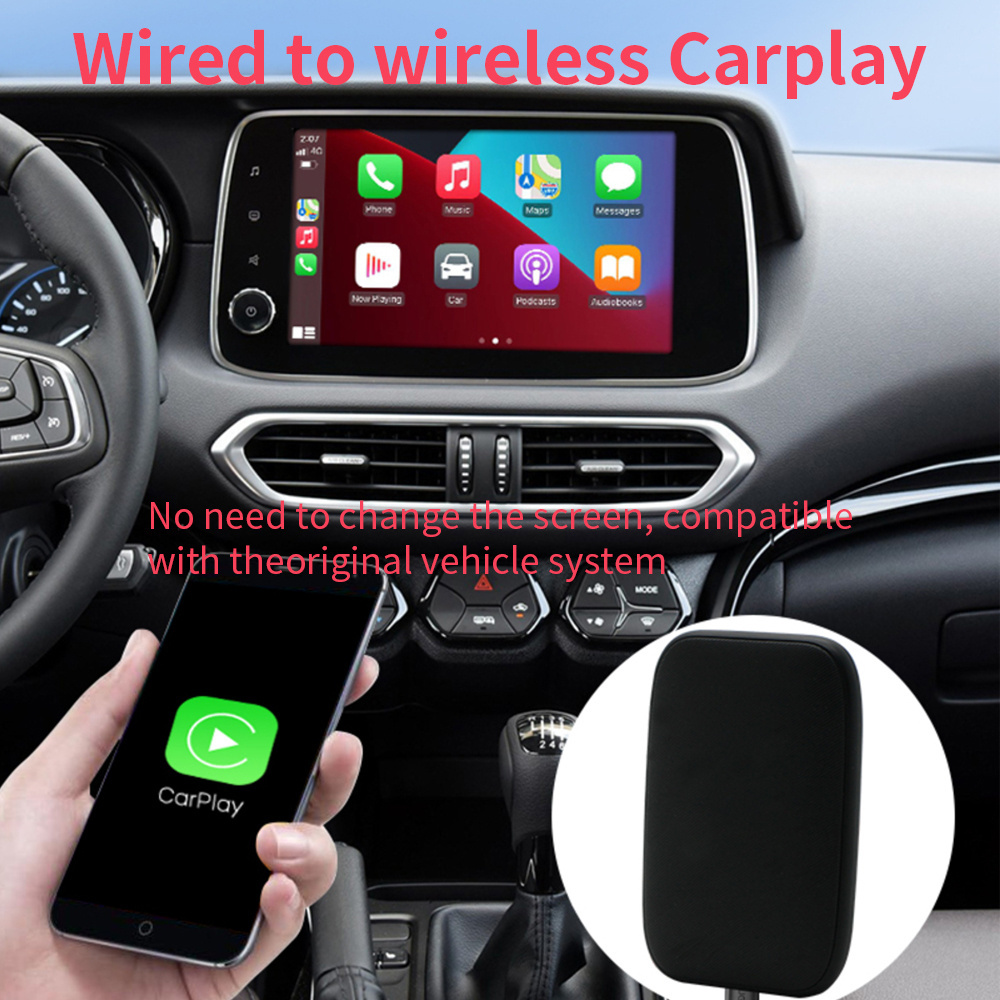 Topleo tv stick carplay wireless adapter plug and play chip RK3326 streaming carplay wireless adapter android box carplay auto