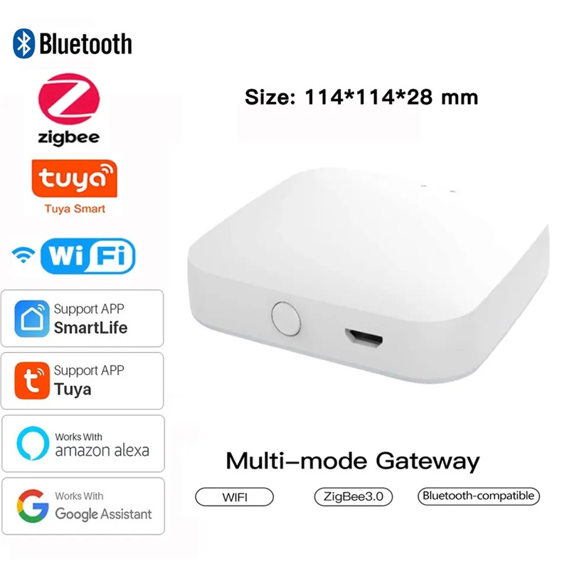 ZIgbee 3.0 Multi Mode Gateway Tuya Smart Home Hub Bridge Wireless Mini BLE WiFi ZigBee 3.0 IOT Gateway hub