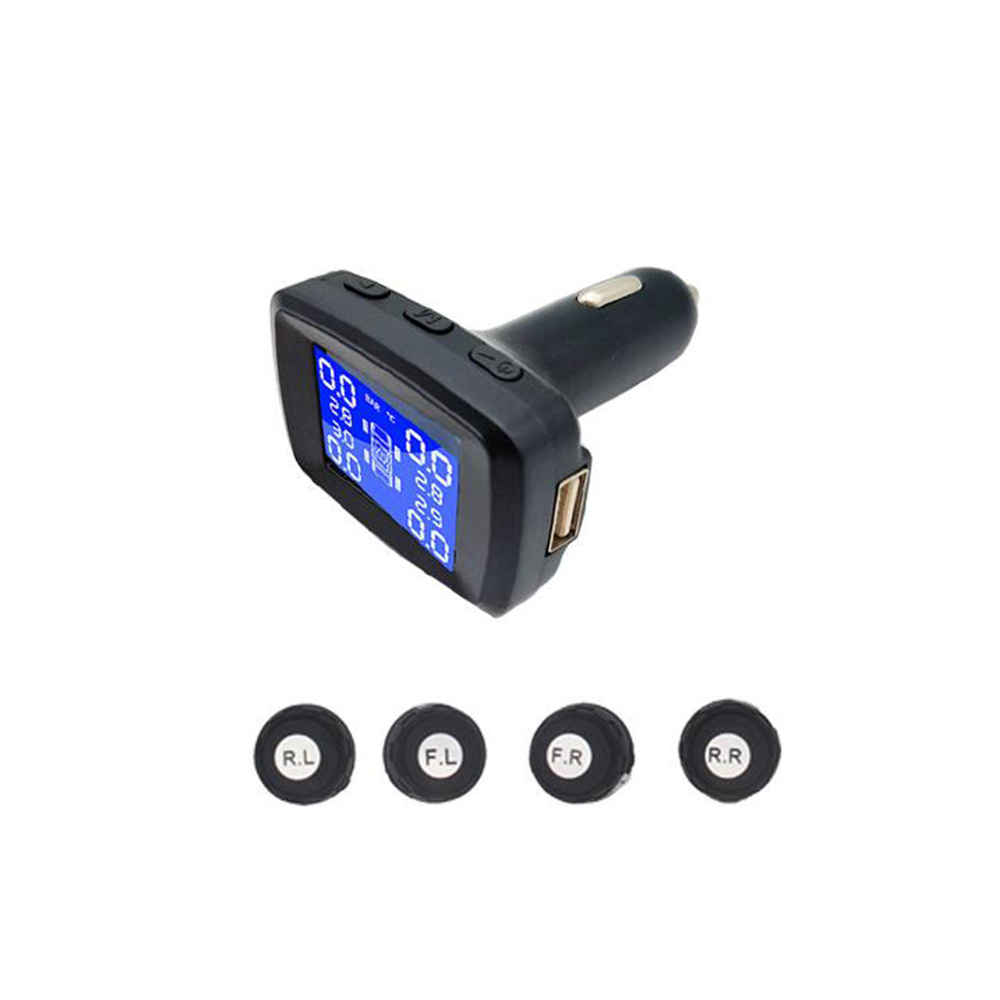 Lighter Wireless TPMS Receiver Internal External Tire Pressure Sensor TPMS Monitor For Android Car Navigation