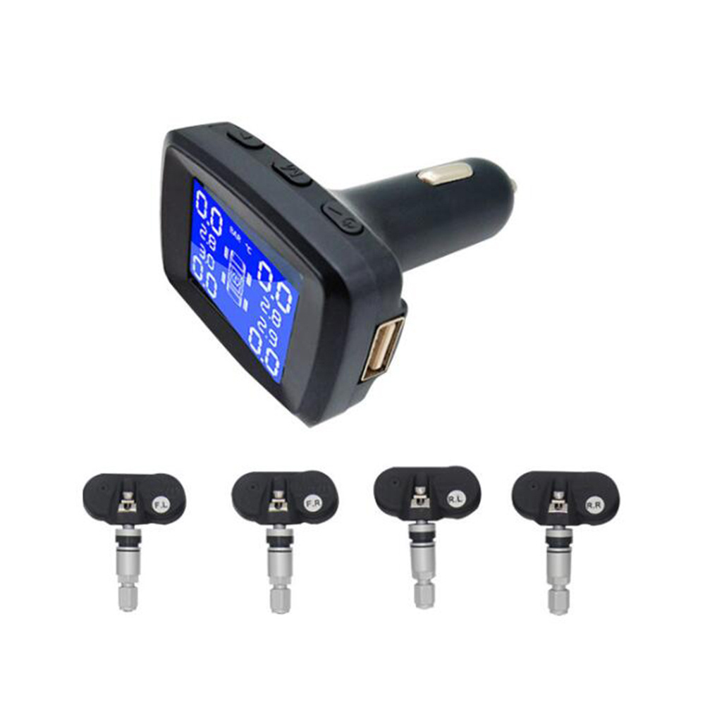 Lighter Wireless TPMS Receiver Internal External Tire Pressure Sensor TPMS Monitor For Android Car Navigation