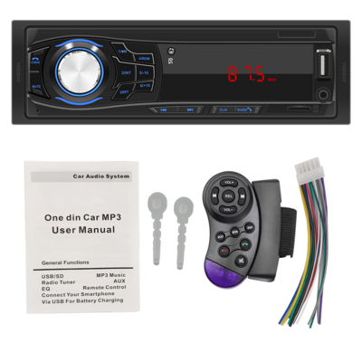 MP3 Car Stereo Double Din Support MP3/WMA/WAV/FLAC, Car Radio Player Car Stereo