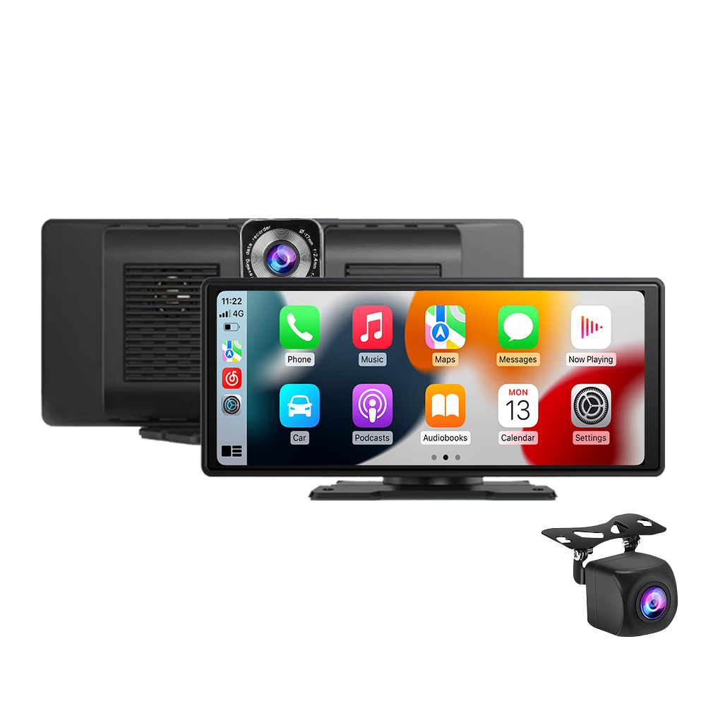 10.26 Inch Portable Wireless Carplay Car Entertainment System DSP Function Android Auto & Radio Tuner Supports Cars