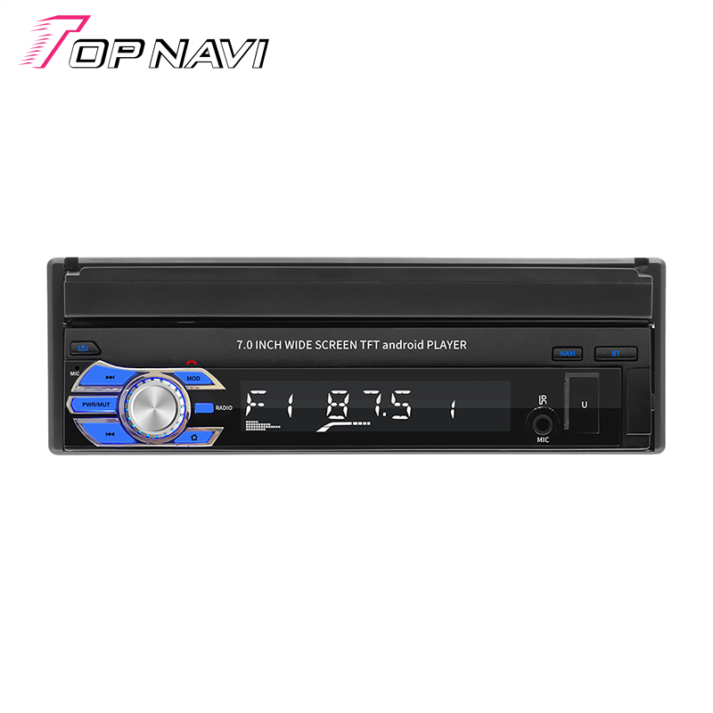 Universal 7inch Single Din Electric Telescopic MP5 Player Car Radio Stereo 1din Autoradio Support Rear View Camera Car Radio