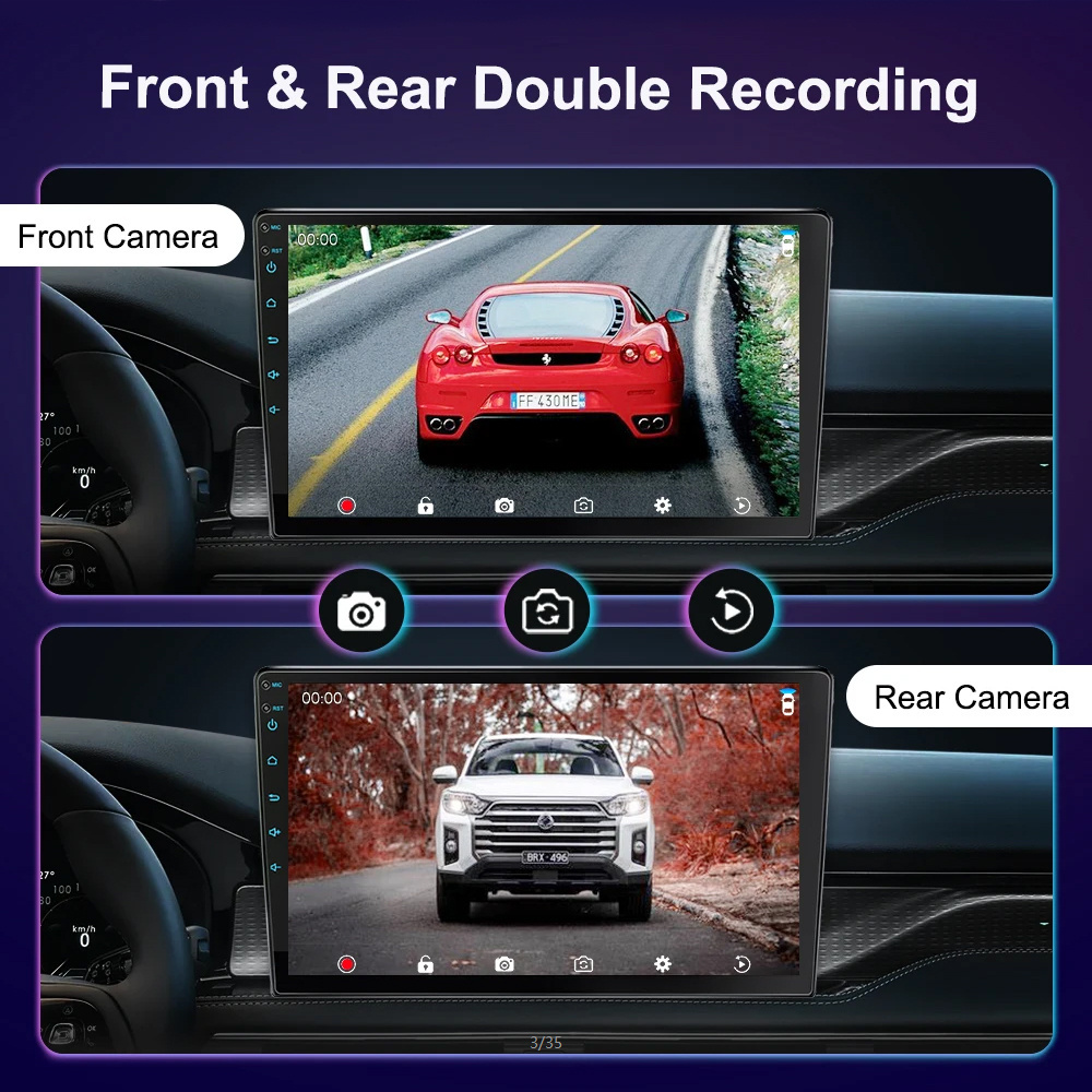 A7870 Android 13 Car DVD Player Automotive Multimedia Wireless CarPlay Car Stereo Universal Bluetooth Auto Intelligent Systems