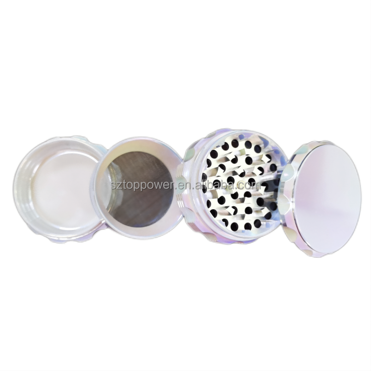 wholesale new grinders OEM/ODM Custom logo  metal herb  4 layers 2.5