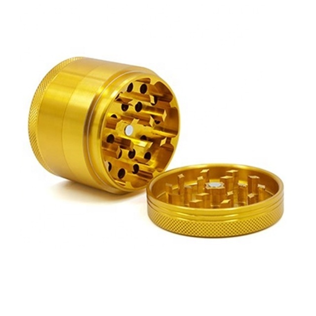 Dry herb grinder aluminum 55mm 4 parts wholesale herb grinder